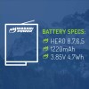 Wasabi Power Battery for GoPro HERO8 Black (Compatible with HERO7,