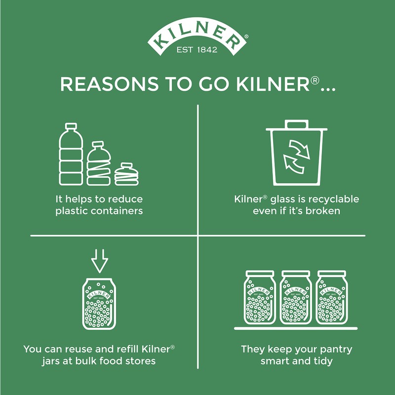 Kilner Set of 6 Rubber Replacement Seals for 3 L