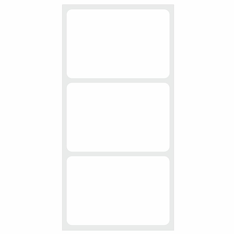 Hybsk 60 PCS Rectangle Removable Labels for Jars Containers Pantry