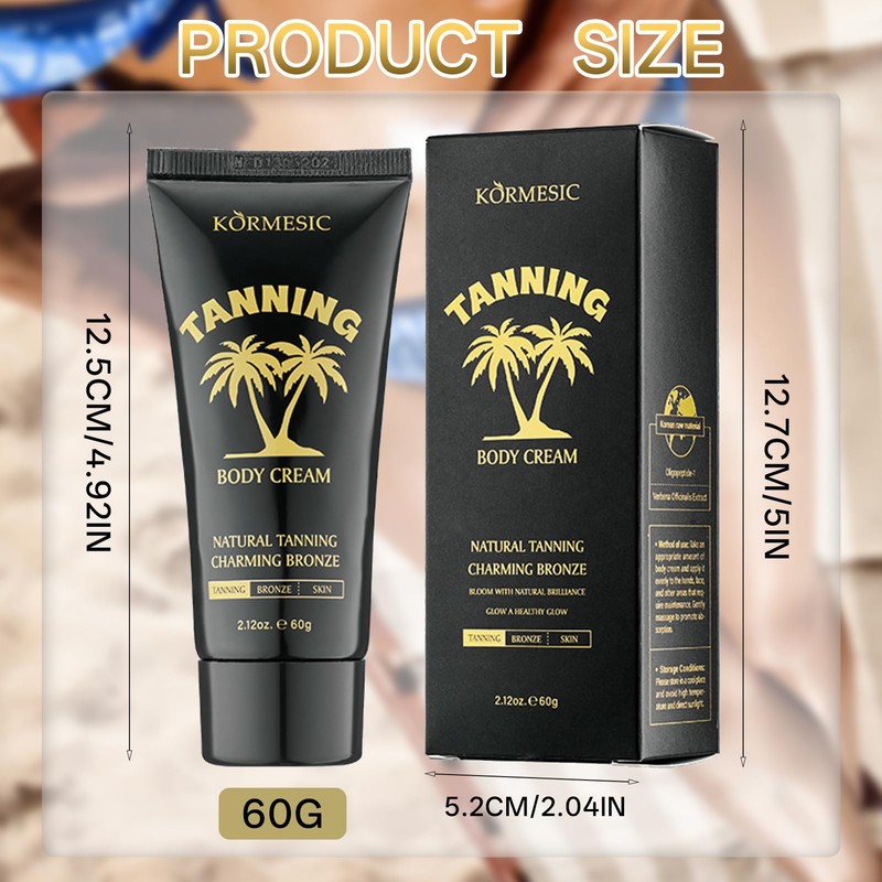 60 g Self-Tanning Cream Tanning Accelerator Solarium Cream Self Tanning