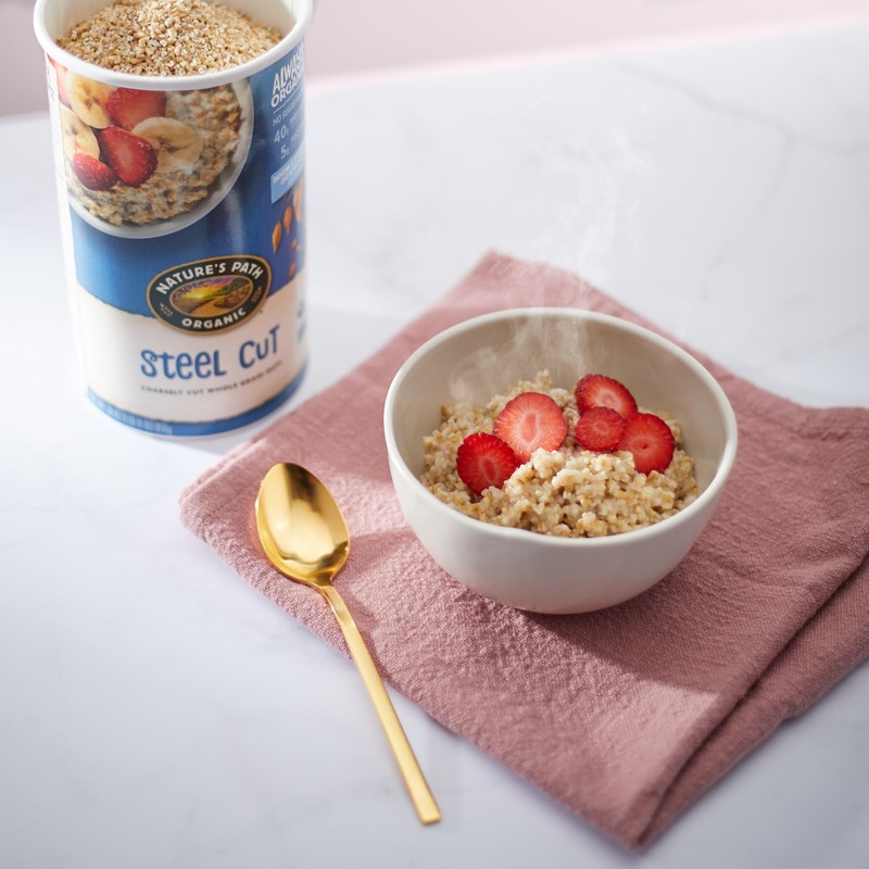 Nature's Path Organic Steel Cut Oats Oatmeal, 30 oz (Pack