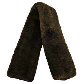 ECP Equine Comfort Products Real Genuine Sheepskin Girth Protection Cover | Helps Prevent Gall Sores Chafes | 32 Inches Brown