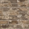 VEELIKE Brown Brick Wallpaper Peel and Stick Faux Brick Wallpaper 15.7''x118'' 3D Textured Brick Wall Paper Self Adhesive Waterproof Brick Contact Paper for Wall Kitchen Backsplash Room Decor Vinyl