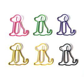 30 Pcs Fun Paper Clips Cute Animal Cat Paperclips for Women Men Coworkers Teachers Office Supply Colorful Bookmarks Clips (Dog and Bone-30 Pcs)