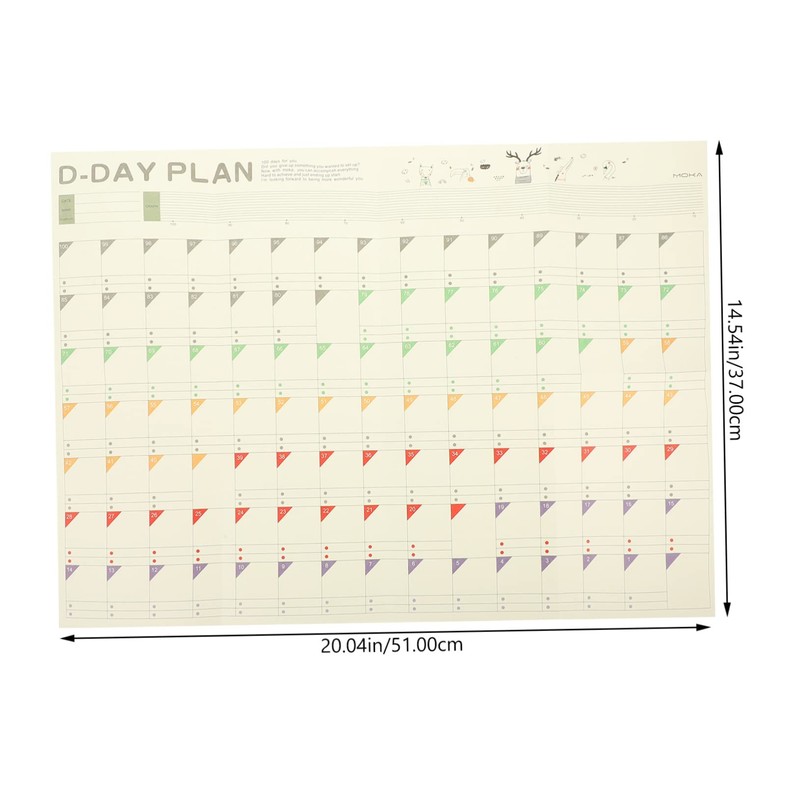 Ciieeo Planner Sheets 10 Sheets Daily Planner for Students Adults