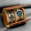 Watch Roll Travel Case for Watch Storage – Leather Organizer