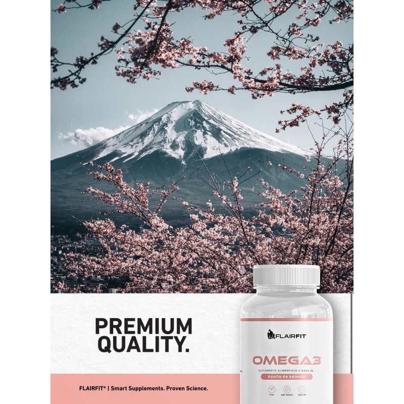 Flairfit® Omega-3 1000 mg (EPA, DHA) 45 cápsulas | Suplemento