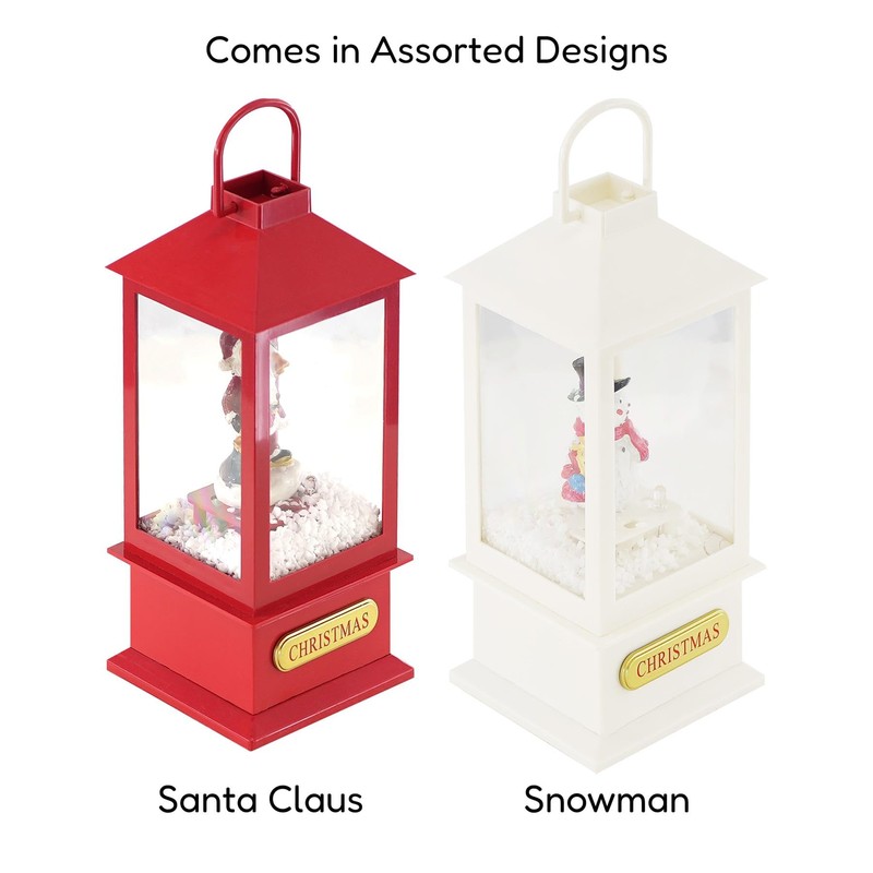 The Magic Toy Shop LED Christmas Decoration Musical Lantern, Santa