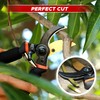 EcoNour 8" Professional Secateurs Premium Titanium Bypass Pruning Shears |