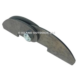 Burn Shop HEAVY DUTY BBQ smoker Hinge 8 x 2 1/4" DIY Parts WELD ON Large 3/16 plate steel