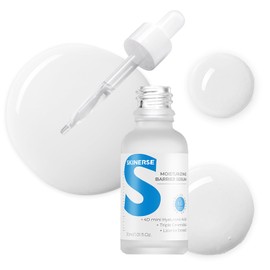 SKINERSE Moisturizing Barrier Serum, Hyaluronic Acid Serum for Face with Vitamin B5 and Ceramides, Anti-Aging Hydrating Facial Serum, Plump and Repair Dry Skin, Daily Skin Care Treatment 1oz