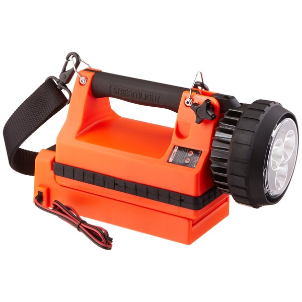 Streamlight 45855 E-Spot Litebox Lantern with DC Charge Cord and Mounting Rack, Orange - 540 Lumens