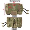 tactifans Tactical Molle Admin Pouch,Chest Rig Small Molle Chest Pouch,Storage