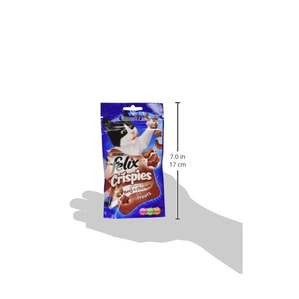 Felix Felix Crispies Cat Treats Beef and Chicken 45 g