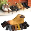 PTERYBIRD 2 Pairs Heavy Duty Boot Laces,Durable Round Replacement Shoelaces