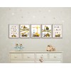 Poster Set for Children's Room, Construction Site with Numbers and