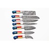 Smart & Sharp Custom Handmade Damascus Chef Knives Set/Kitchen Knives