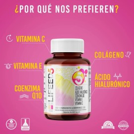 Lifeed Skin Colgeno, cido Hialurnico, Q10, Vitamina E Y C Na - de, y,