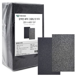 퓨어룸 탄냄비 강력세척 설거지 연마수세미, 10개입, 1개 Pure Room Tough Cleaning Dish Scrubber, 10 Pack, 1 Piece