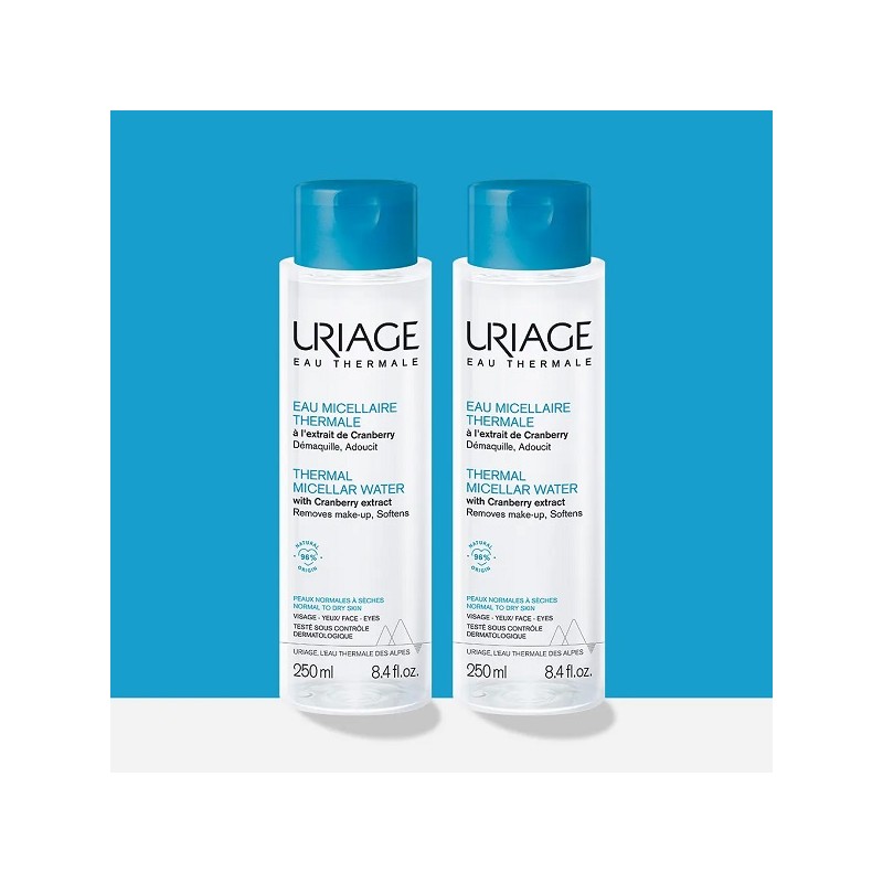 Uriage Micellar Cleansing Water 2-pack special (250ml + 250ml) /