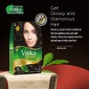 Vatika Naturals Permanent Hair Dye Rich Black, 100% Grey Coverage,