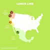 Spindrift "Lemon Lime" Soda, Made with Real Squeezed Fruit, Pack