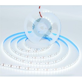 HAASHADA LED Strip Lights, DC12V 5m/16.4ft Dimmable 2835 Super Bright 600 LEDs 12000LM LED Strip Lights Non-Waterproof IP21 Ribbon, 1 LEDs Cuttable (Daylight White 6000K)