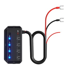 4 Way Fuse Block 12V 20A Waterproof Fuse Relay Box Kit with LED Indicator Professional Automotive Fuse Box Holder Panel with 5A 3A 2A Fuses for Automotive Car Boat Marine Trike