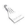Aopin Flat Nozzle Male Thread Aluminum Alloy 1/4" BSPT Gas