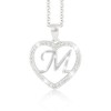 PAVELS Necklace M with Pendant Letter Chain Silver 925 Heart