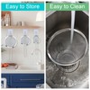 3 Pcs Small Stainless Steel Fine Mesh Strainers with Kitchen