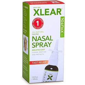 Xlear Nasal Spray for Sinus Relief 1.5 fl oz (5 Pack)