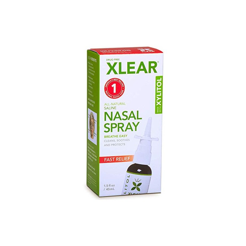 Xlear Nasal Spray for Sinus Relief 1.5 fl oz (5