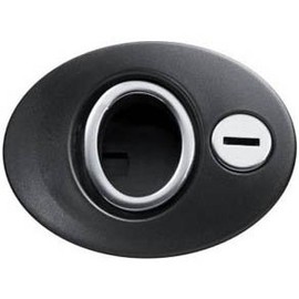 Southco MP-03-110-550 Push-to-Close Latch, Key Locking, 10-16mm (.39 - .63 in) Door Thickness, Plastic Components with 316 Stainless Steel Handle, Black Body, Electropolished Handle