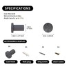 JS Wall Hooks for Hanging Coats Screw in Coat Hanger