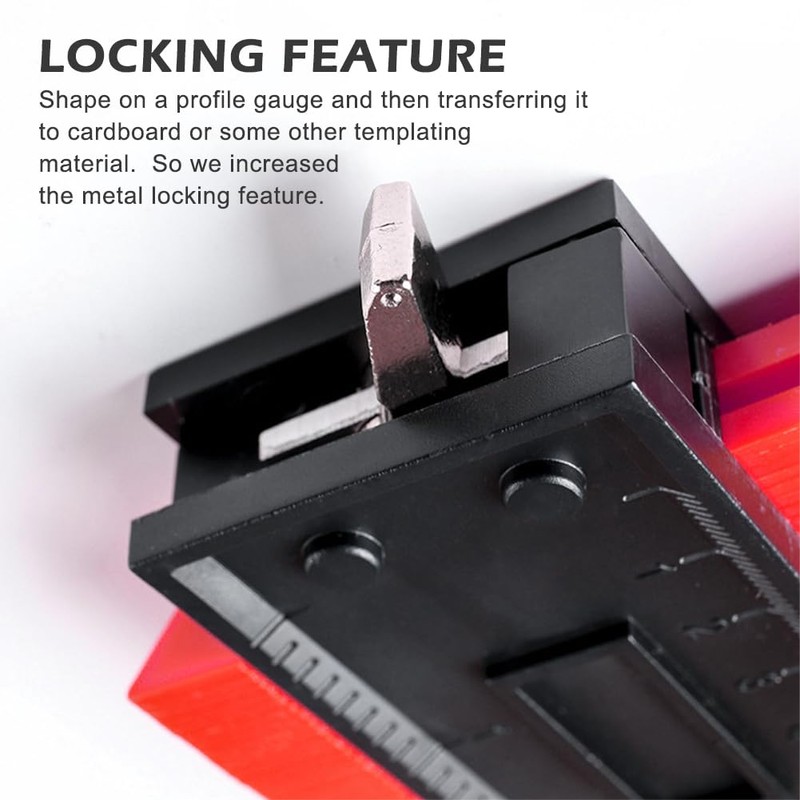 7 Inch Profile Gauge Tool,17cm Contour Gauge Duplicator Marking Gauge