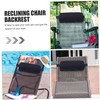 CIYODO Folding Beach Chair Pillow Headrest Lumbar Pillow for Outdoor