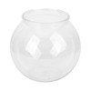 Fish Bowls, Sturdy Small Round Aquarium Made of Plastic, Versatile,