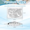 PATIKIL Fishing Lure Blades, 40 Pack 0.7" x 0.2" Round