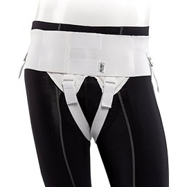 Bell-Horn Deluxe Woven Double Hernia Support Belt, X-Large (Waist: 42" - 44")