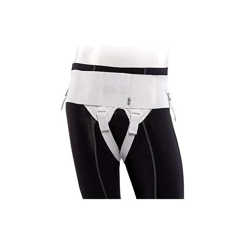 Bell-Horn Deluxe Woven Double Hernia Support Belt, X-Large (Waist: 42"