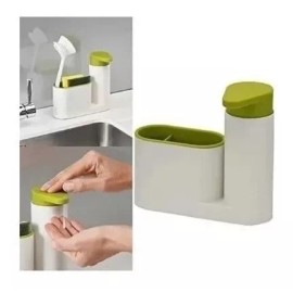 Misore  Dispensador De Jabón Lava Trastes Organizador Fregadero