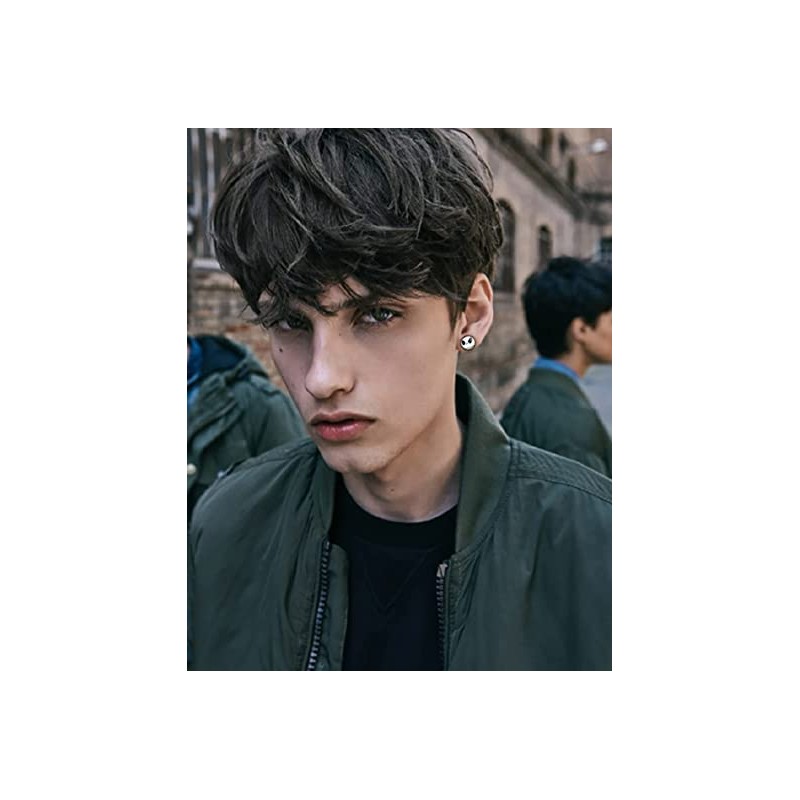 316L Surgical Stainless Steel Jack Skellington Round Circle Button Stud