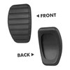 1pc Car Clutch Brake Pedal Rubber Pad Cover Automobile Accessories