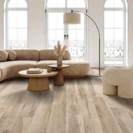 MSI Shelbie 9 in. X 48 in. x 20 MIL Luxury Vinyl Plank Flooring, Loose Lay Flooring for Pro and DIY Installation, Waterproof LVT, Low Gloss Finish, 23.95 Sq.Ft Per Box, Aged Maple