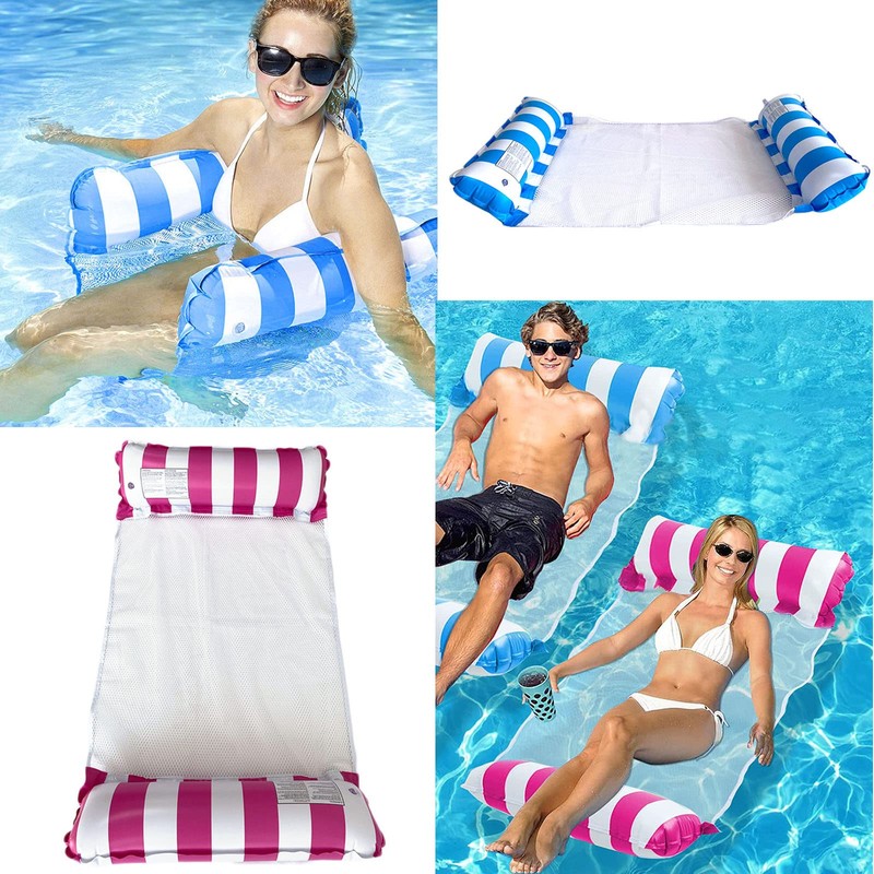 Morofme Hammock Inflatable Pool Float, Pool Float Lounger, Swimming Pool