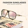 Kimorn AE0336 men’s retro classic sunglasses with metal frame, Gold