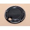Unbranded Black Cut Fuel Tank Console Door Cover Cap For