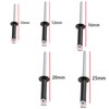 Leliafleury 100Pcs Flange Blind Rivets M4 x 12mm Aluminium Blinds