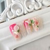 Rosewall handmade nail tips - Ballerina L / 로즈월 수제네일팁